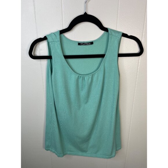 Cheryl Nash Windridge Womens Mint Green Sweater & Tank Top Set - Picture 4 of 8